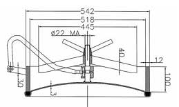 A16 Tank Manway side dimensions