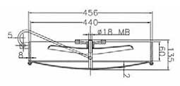 A7 Tank Manway side dimensions