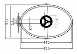 A7 Tank Manway top dimensions