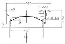 B2e Access Door side dimensions