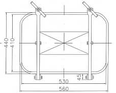 B2e Access Door top dimensions