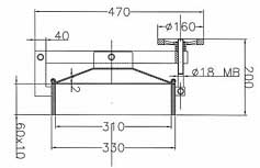 B5 Access Door side dimensions