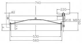 B6e Access Door side dimensions