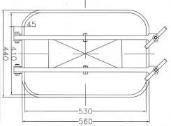B6e Access Door top dimensions