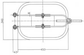 B7e Access Door top dimensions