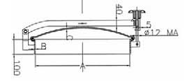 D15 Manhole Cover side dimensions