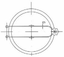 D15 Manhole Cover top dimensions