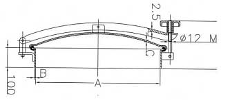 D22e Manhole Cover side dimensions