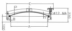 D8 Manhole Cover side dimensions