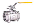 3 pcs bsp hygenic sanitary ball valve